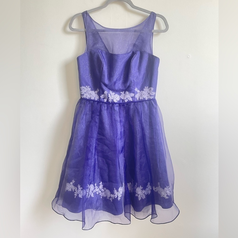 Disney Fairytale Weddings Purple Tulle Embroidered Dress Princess Fairycore